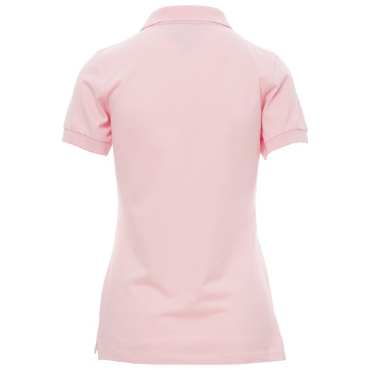KOSZULKA POLO KRÓTKI RĘKAW GLAMOUR - CIENISTY RÓŻOWY