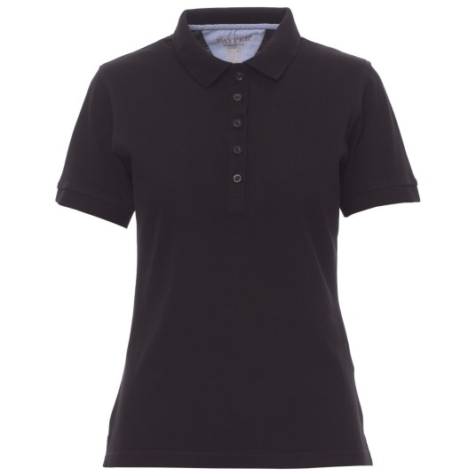 KOSZULKA POLO KRÓTKI RĘKAW GLAMOUR - CZARNY