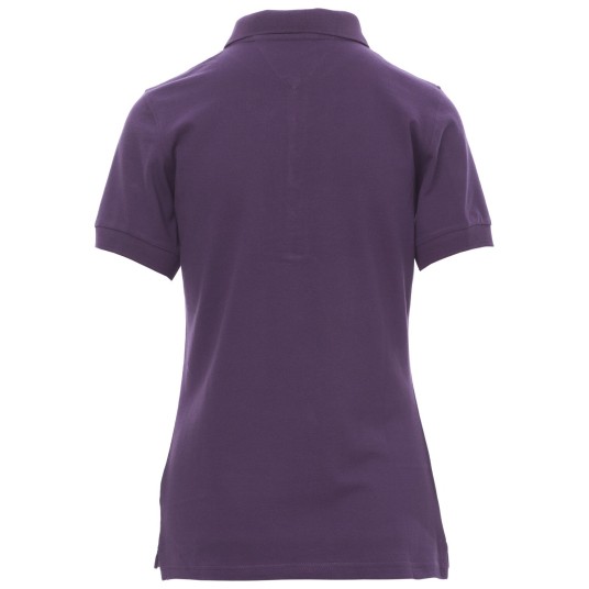 KOSZULKA POLO KRÓTKI RĘKAW GLAMOUR - FIOLETOWO-INDYGOWY