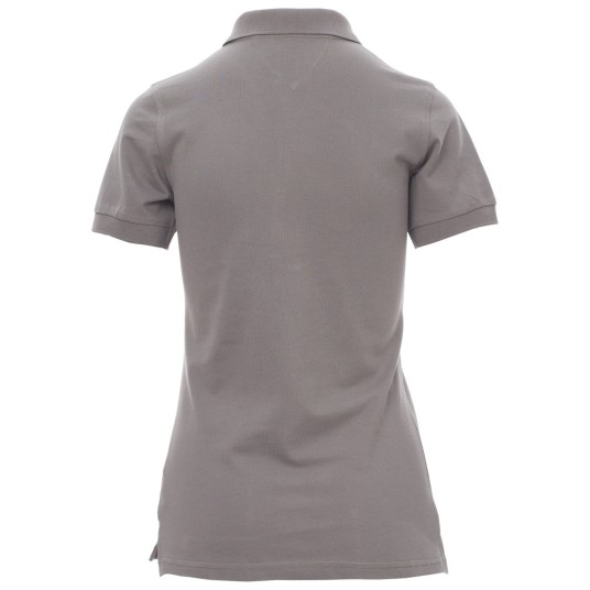 KOSZULKA POLO KRÓTKI RĘKAW GLAMOUR - SZARY STALOWY