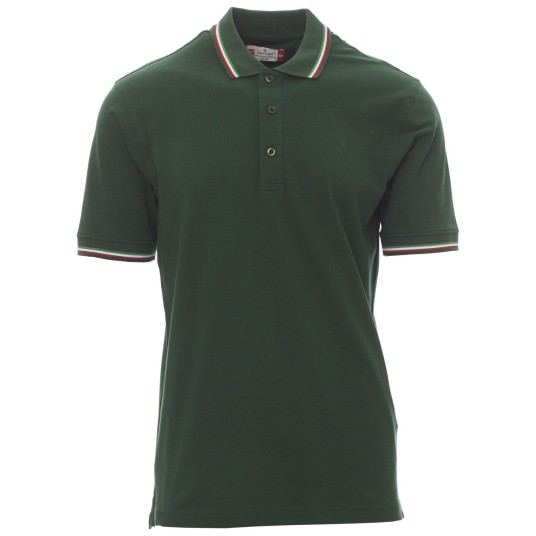 KOSZULKA POLO KRÓTKI RĘKAW ITALIA - ZIELONY