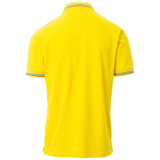 KOSZULKA POLO KRÓTKI RĘKAW ITALIA - ŻÓŁTA