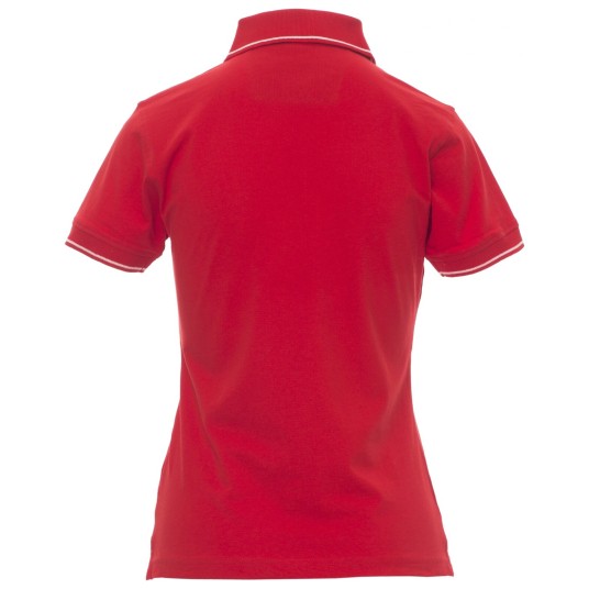 KOSZULKA POLO KRÓTKI RĘKAW LEEDS - CZERWONY-BIAŁY