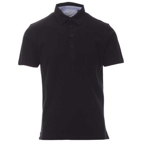 KOSZULKA POLO KRÓTKI RĘKAW PRESTIGE - CZARNY