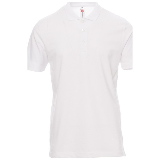 KOSZULKA POLO KRÓTKI RĘKAW ROME - BIAŁY