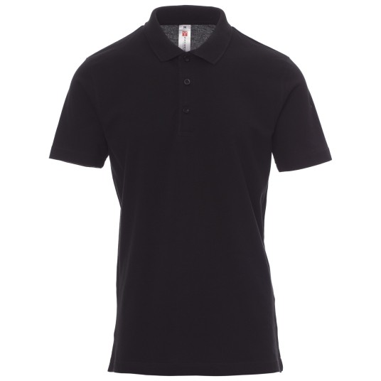 KOSZULKA POLO KRÓTKI RĘKAW ROME - CZARNY