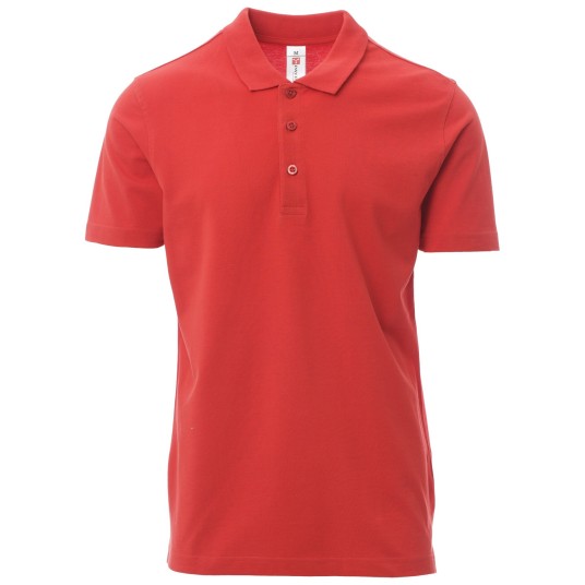 KOSZULKA POLO KRÓTKI RĘKAW ROME - CZERWONY