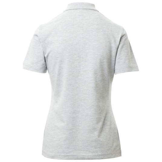 KOSZULKA POLO KRÓTKI RĘKAW ROME LADY MELANGE - SZARY MELANŻ