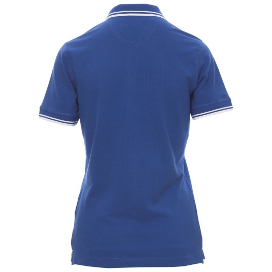 KOSZULKA POLO KRÓTKI RĘKAW SKIPPER LADY - KRÓLEWSKI NIEBIESKI-BIAŁY