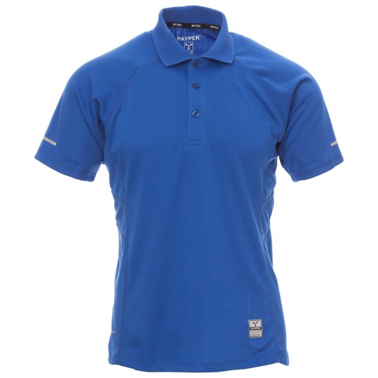 KOSZULKA POLO KRÓTKI RĘKAW TRAINING - KRÓLEWSKI NIEBIESKI