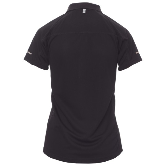 KOSZULKA POLO KRÓTKI RĘKAW TRAINING LADY - CZARNY