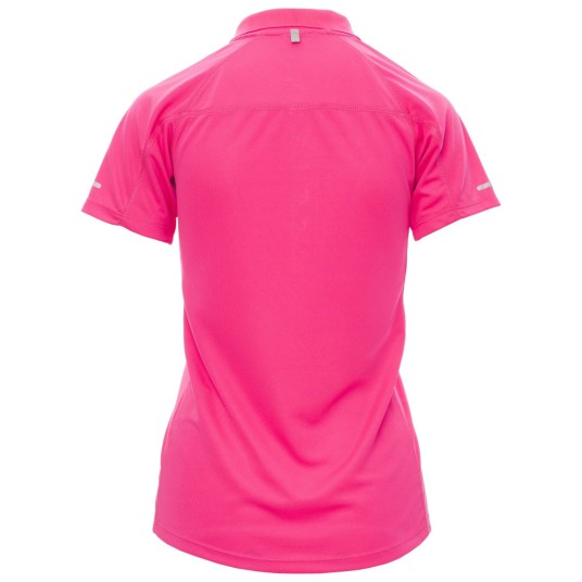 KOSZULKA POLO KRÓTKI RĘKAW TRAINING LADY - FUKSJOWY FLUO