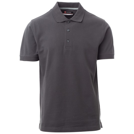 KOSZULKA POLO KRÓTKI RĘKAW VENICE - ANTRACYTOWY
