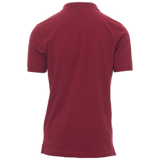 KOSZULKA POLO KRÓTKI RĘKAW VENICE - BORDOWY