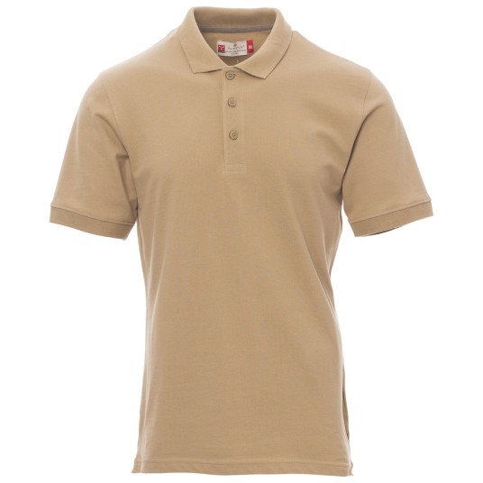 KOSZULKA POLO KRÓTKI RĘKAW VENICE - CIEPŁY BRĄZ