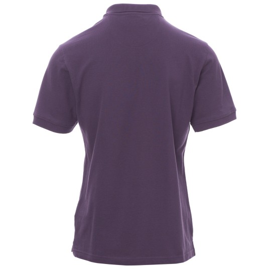 KOSZULKA POLO KRÓTKI RĘKAW VENICE - FIOLETOWO-INDYGOWY
