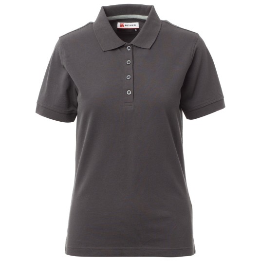 KOSZULKA POLO KRÓTKI RĘKAW VENICE LADY - ANTRACYTOWY