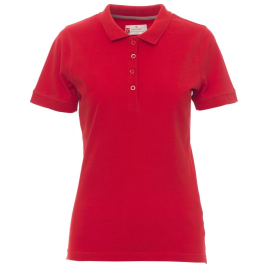 KOSZULKA POLO KRÓTKI RĘKAW VENICE LADY - CZERWONY