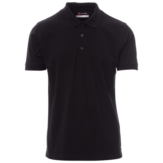 KOSZULKA POLO KRÓTKI RĘKAW VENICE PRO - CZARNY