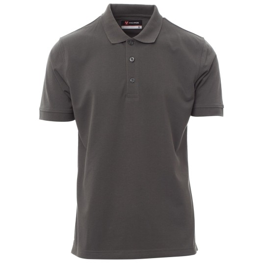 KOSZULKA POLO KRÓTKI RĘKAW VENICE PRO - ZADYMIONY