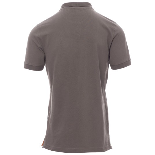 KOSZULKA POLO KRÓTKI RĘKAW VENICE - ZADYMIONY