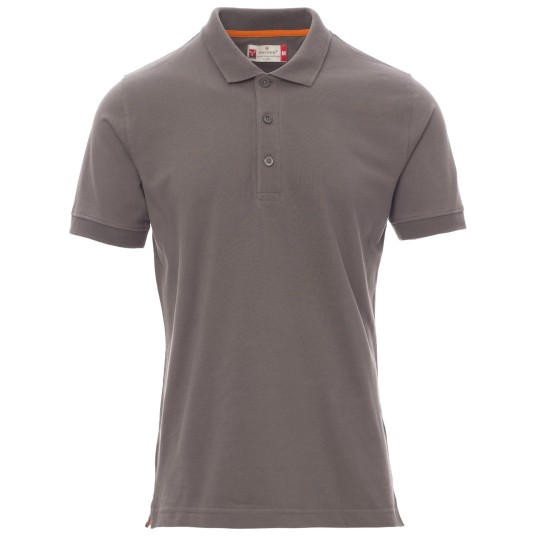 KOSZULKA POLO KRÓTKI RĘKAW VENICE - ZADYMIONY