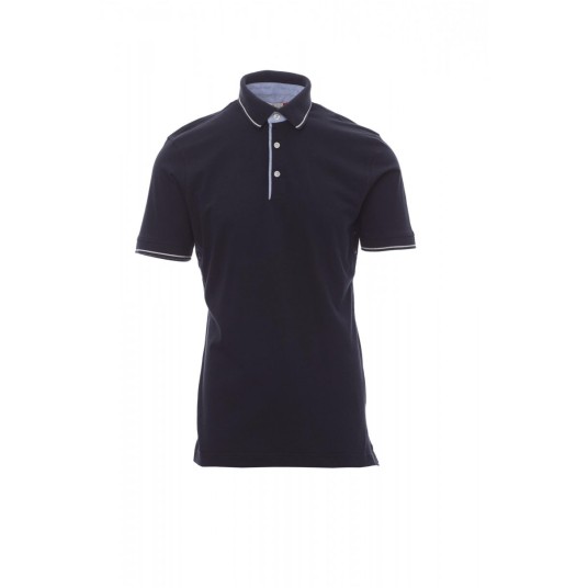 KOSZULKA POLO MĘSKA CAMBRIDGE - GRANATOWY/BIAŁY