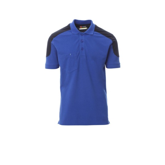 KOSZULKA POLO MĘSKA COMPANY - KRÓLEWSKI NIEBIESKI/GRANATOWY
