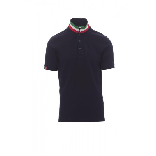 KOSZULKA POLO MĘSKA NATION - GRANATOWY/WŁOCHY