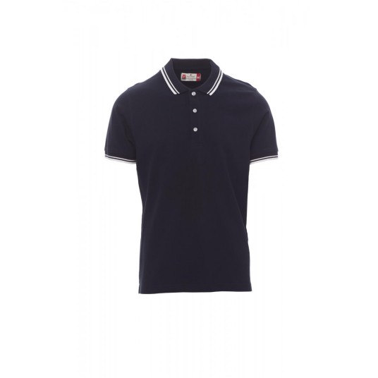 KOSZULKA POLO MĘSKA SKIPPER - GRANATOWY/BIAŁY
