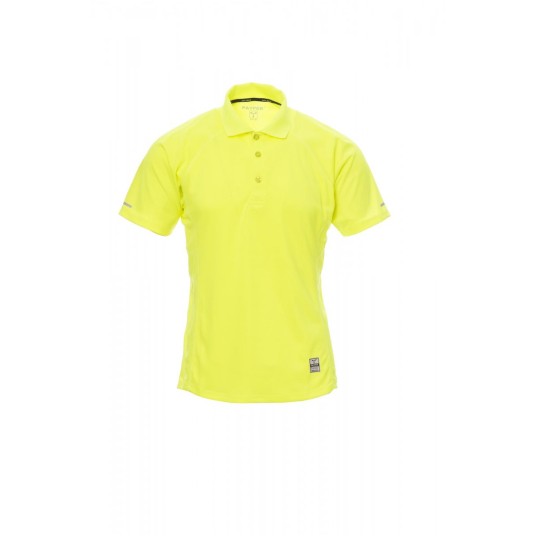 KOSZULKA POLO MĘSKA TRAINING - ŻÓŁTY FLUO