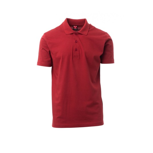 KOSZULKA POLO UNISEX AMALFI - BORDOWY