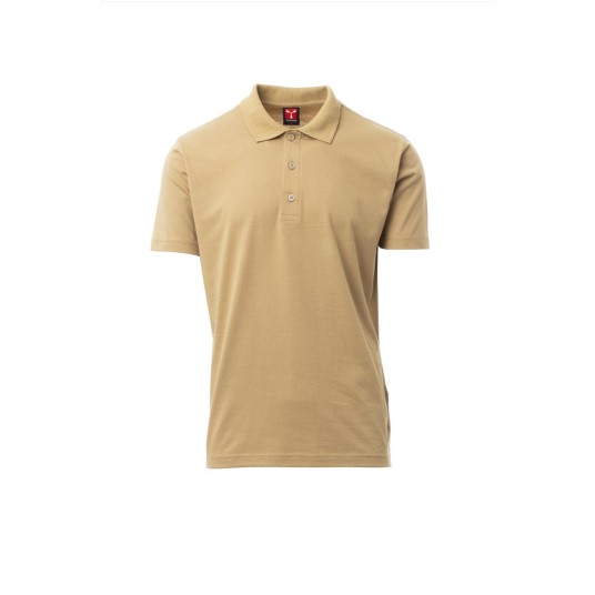 KOSZULKA POLO UNISEX AMALFI - CIEPŁY BRĄZ