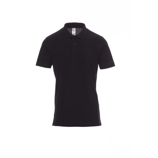 KOSZULKA POLO UNISEX AMALFI - CZARNY