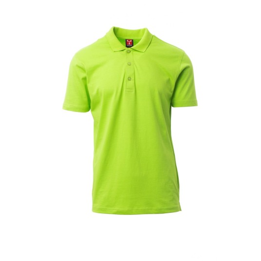 KOSZULKA POLO UNISEX AMALFI - JASKRAWOZIELONY