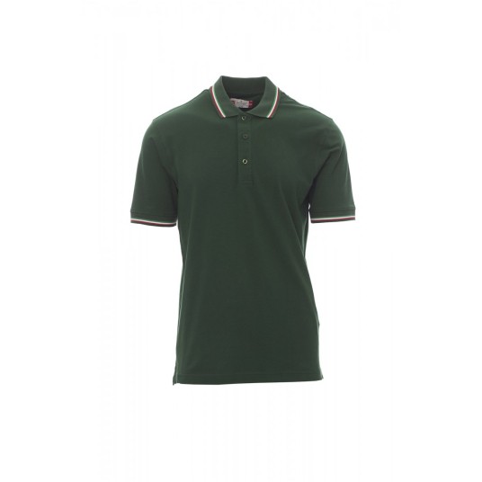 KOSZULKA POLO UNISEX ITALIA - ZIELONY