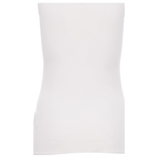 KOSZULKA T-SHIRT BEZ RĘKAWÓW FLEXTOP - BIAŁY