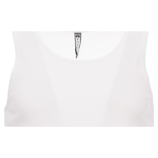 KOSZULKA T-SHIRT BEZ RĘKAWÓW LOOK MAN - BIAŁY