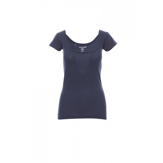 KOSZULKA T-SHIRT DAMSKA FLORIDA - NIEBIESKI DENIM