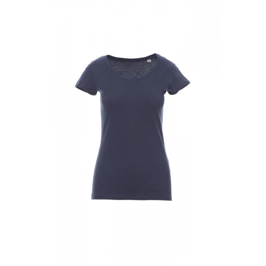 KOSZULKA T-SHIRT DAMSKA PARTY LADY - NIEBIESKI DENIM