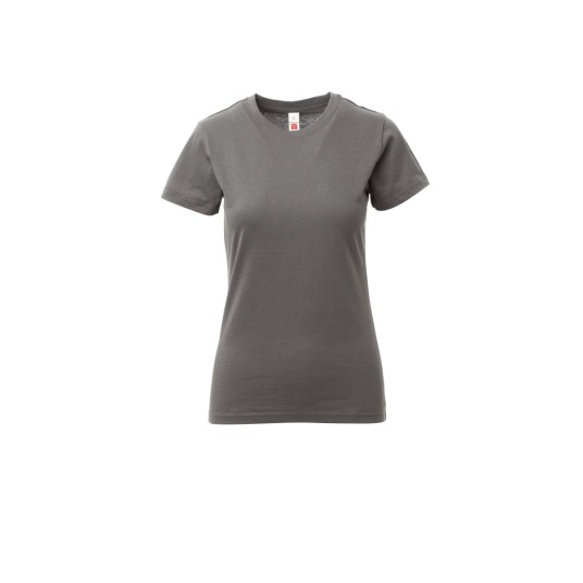 KOSZULKA T-SHIRT DAMSKA PRINT LADY - ZADYMIONY