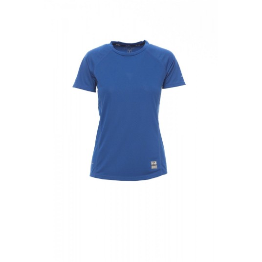 KOSZULKA T-SHIRT DAMSKA RUNNING LADY - KRÓLEWSKI NIEBIESKI