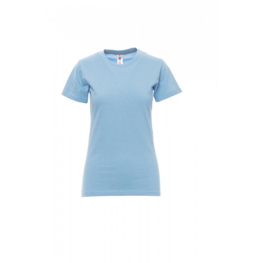 KOSZULKA T-SHIRT DAMSKA SUNRISE LADY - LAZUROWY