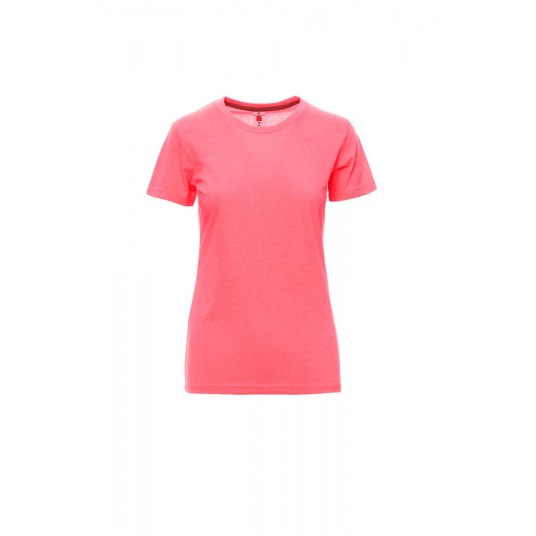 KOSZULKA T-SHIRT DAMSKA SUNSET LADY FLUO - FUKSJOWY FLUO