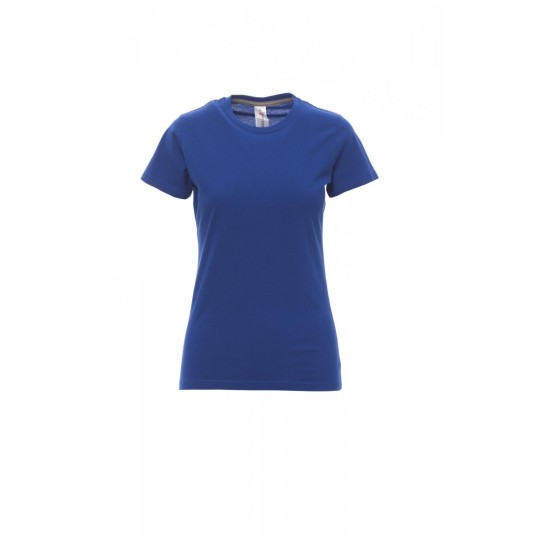 KOSZULKA T-SHIRT DAMSKA SUNSET LADY - KRÓLEWSKI NIEBIESKI