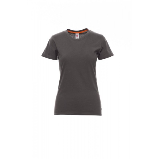 KOSZULKA T-SHIRT DAMSKA SUNSET LADY - ZADYMIONY