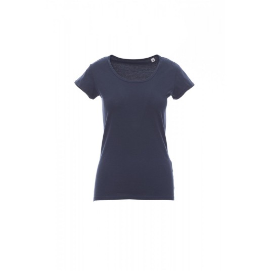 KOSZULKA T-SHIRT DAMSKA YOUNG LADY - NIEBIESKI DENIM