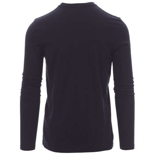 KOSZULKA T-SHIRT DŁUGI RĘKAW PINETA - GRANATOWY