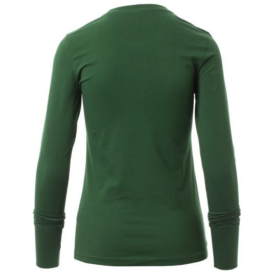 KOSZULKA T-SHIRT DŁUGI RĘKAW PINETA LADY - ZIELONY