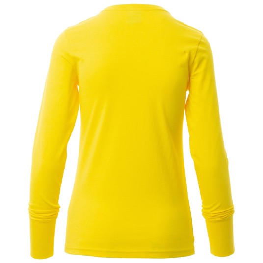 KOSZULKA T-SHIRT DŁUGI RĘKAW PINETA LADY - ŻÓŁTA